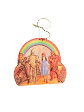 Vintage 1999 Wizard of Oz Rainbow Yellow Brick Road Ornament Fab Four Tree